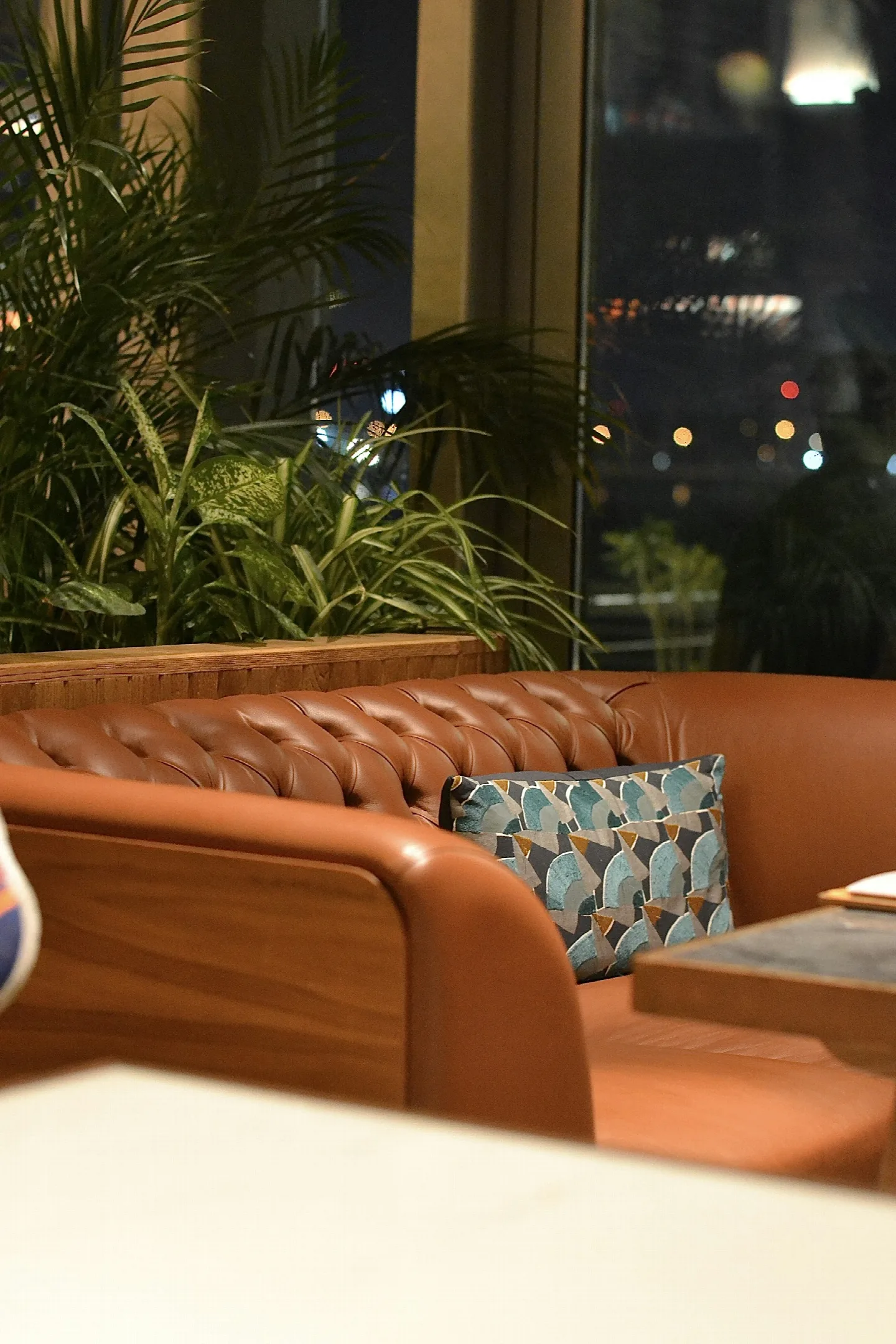 Un coin salon pour un dîner plus intime